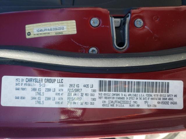 1C4NJPFA4ED553312 Jeep Patriot Latitude