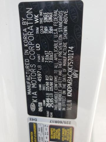 KNDPM3ACXK7570174 KIA Sportage Lx