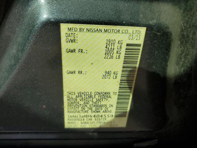 1N4AL3AP8FN404559 | 2015 NISSAN ALTIMA 2.5