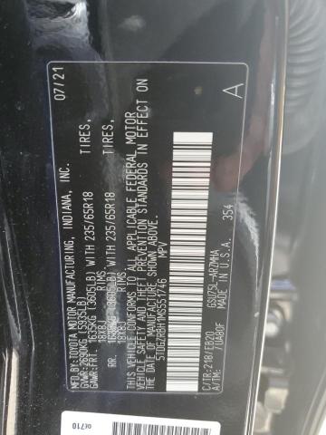 VIN 5TDGZRBH1MS551746 2021 Toyota Highlander, Xle no.14