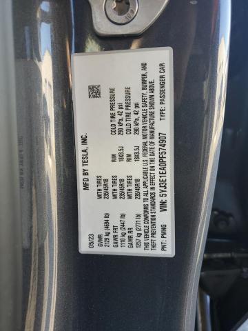 2023 TESLA MODEL 3 - 5YJ3E1EA0PF574907