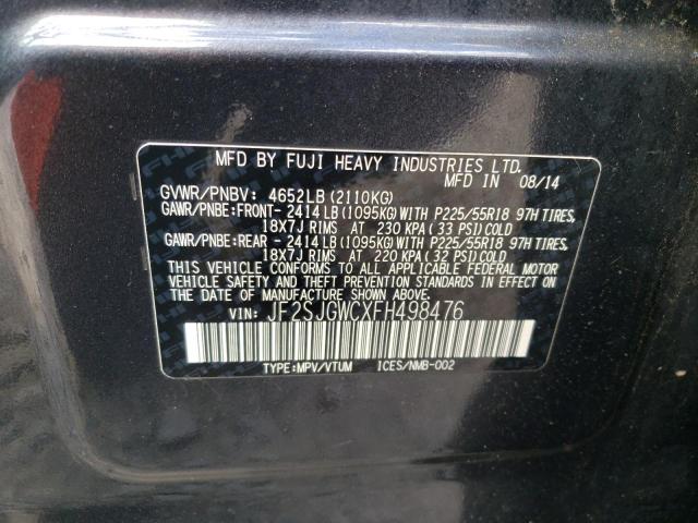 JF2SJGWCXFH498476 Subaru Forester 2.0xt Touring