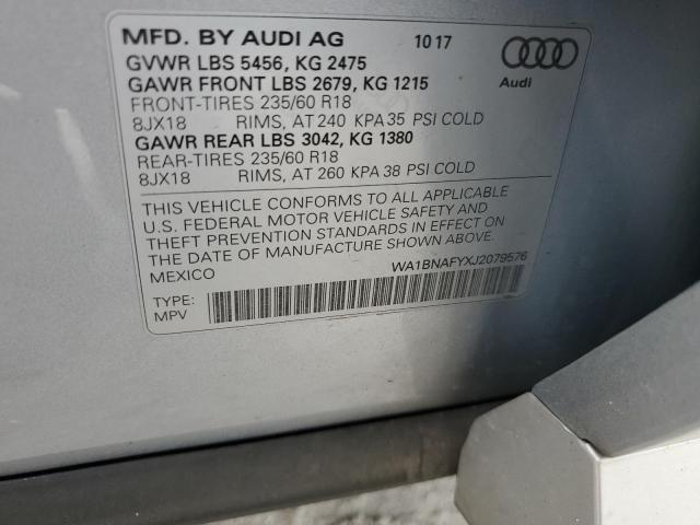 WA1BNAFYXJ2079576 2018 AUDI Q5, photo no. 13