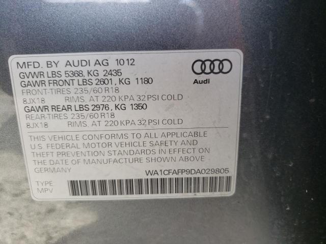 VIN WA1CFAFP9DA029805 2013 Audi Q5, Premium no.12