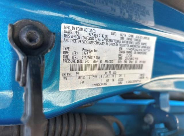 1FADP3N2XGL367737 Ford Focus Titanium