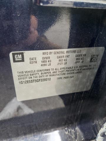 2016 CHEVROLET MALIBU LT - 1G1ZE5ST5GF228010