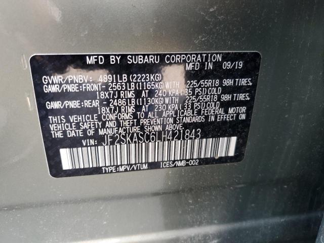 JF2SKASC6LH421843 Subaru Forester Limited