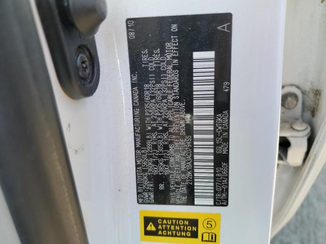 2010 LEXUS RX 350 - 2T2BK1BA3AC079455