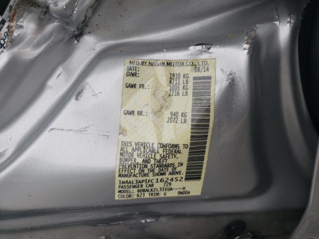 2015 NISSAN ALTIMA 2.5 - 1N4AL3AP1FC162452
