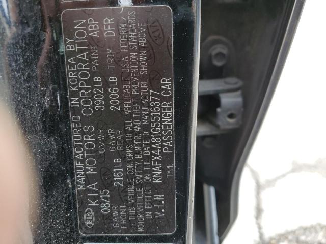 2016 KIA FORTE EX - KNAFX4A81G5516377