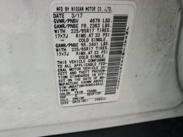 2017 NISSAN ROGUE S - JN8AT2MV9HW024632