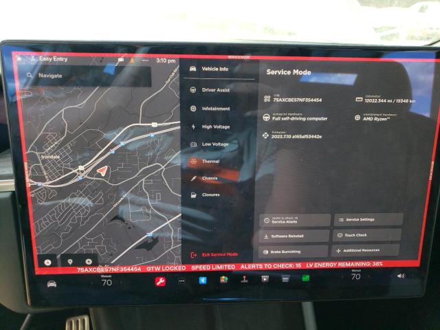 7SAXCBE57NF354454 Tesla MODEL X
