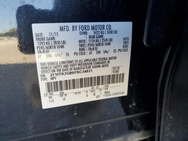 2FMTK3G86FBC34831 Ford EDGE SE