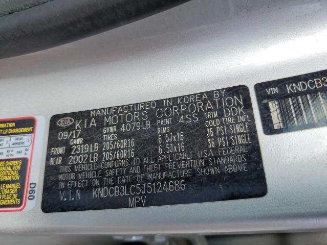 KNDCB3LC5J5124686 KIA NIRO FE