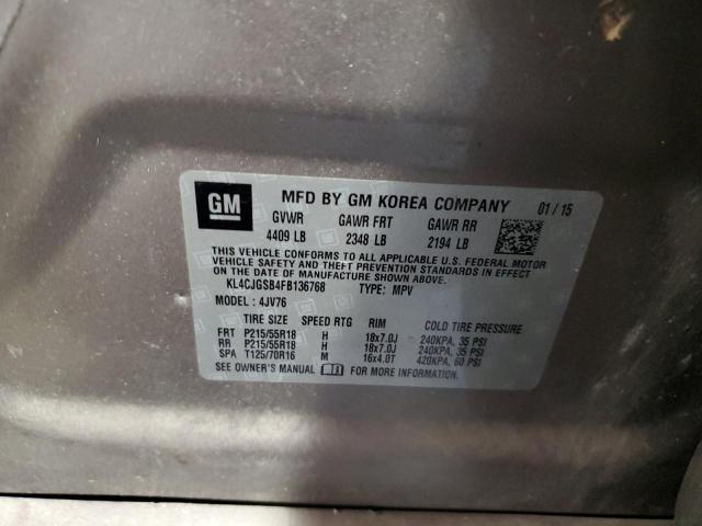 KL4CJGSB4FB136768 Buick Encore