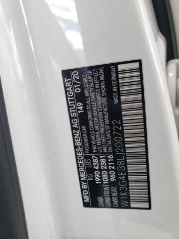 2020 MERCEDES-BENZ A 220 - W1K3G4EB8LJ200722