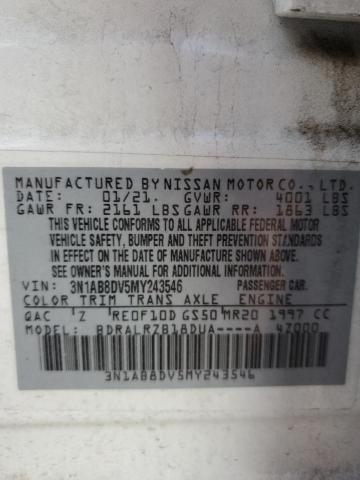 3N1AB8DV5MY243546 Nissan SENTRA SR