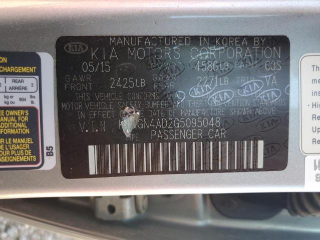 KNAGN4AD2G5095048 KIA OPTIMA HYBRID