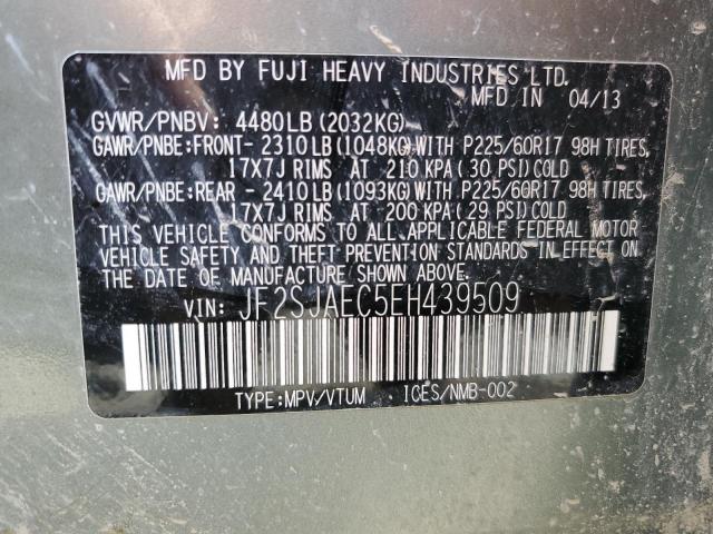 JF2SJAEC5EH439509 Subaru Forester 2.5i Premium
