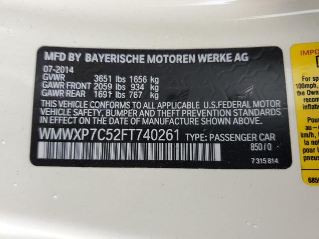 WMWXP7C52FT740261 Mini COOPER S