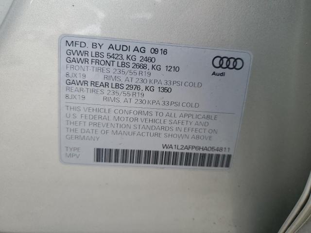 VIN WA1L2AFP6HA054811 2017 Audi Q5, Premium Plus no.12