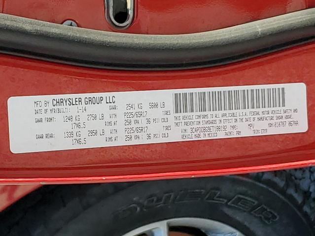 3C4PDDBG9ET188192 Dodge Journey Sxt