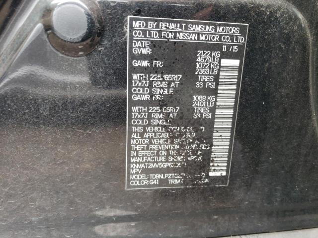 KNMAT2MV5GP620681 Nissan ROGUE S