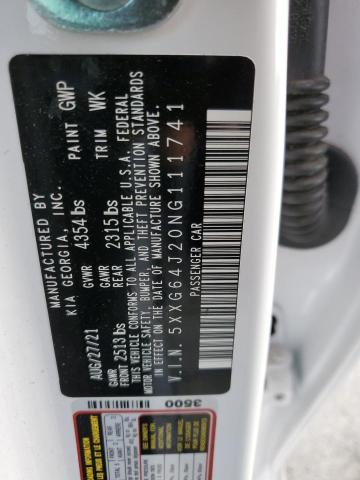5XXG64J20NG111741 KIA K5 GT LINE