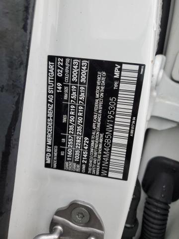 W1N4M4GB5NW195305 Mercedes-Benz GLB 250