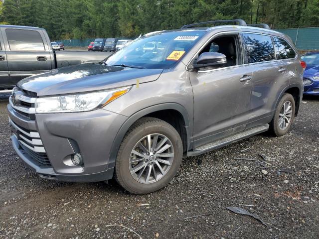 VIN 5TDJZRFH6KS928231 2019 Toyota Highlander, SE no.1