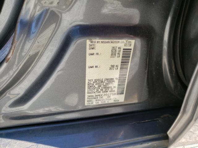 2018 NISSAN ALTIMA 2.5 - 1N4AL3AP6JC202758