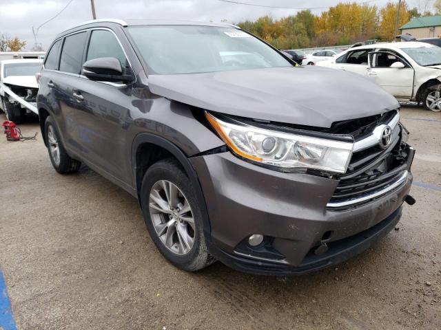 VIN 5TDJKRFH1ES057585 2014 Toyota Highlander, Xle no.4