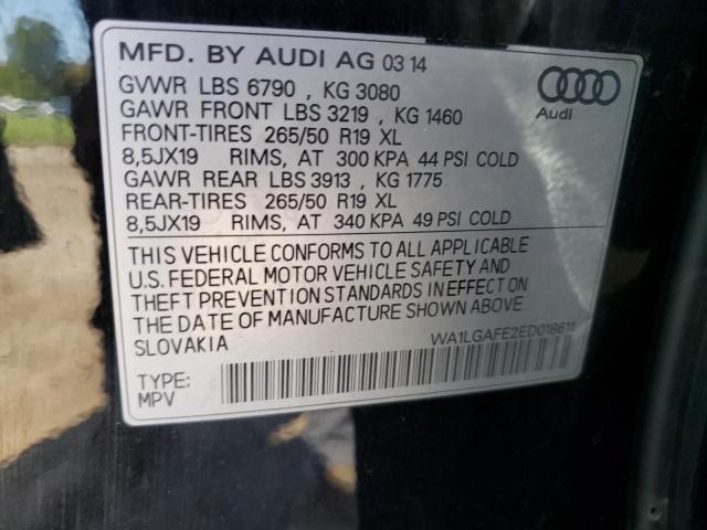 WA1LGAFE2ED018611 2014 AUDI Q7, photo no. 13