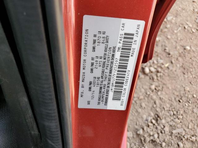 JM1BM1U77F1252597 Mazda 3 SPORT