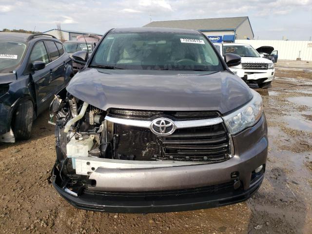  TOYOTA HIGHLANDER 2015 Сірий