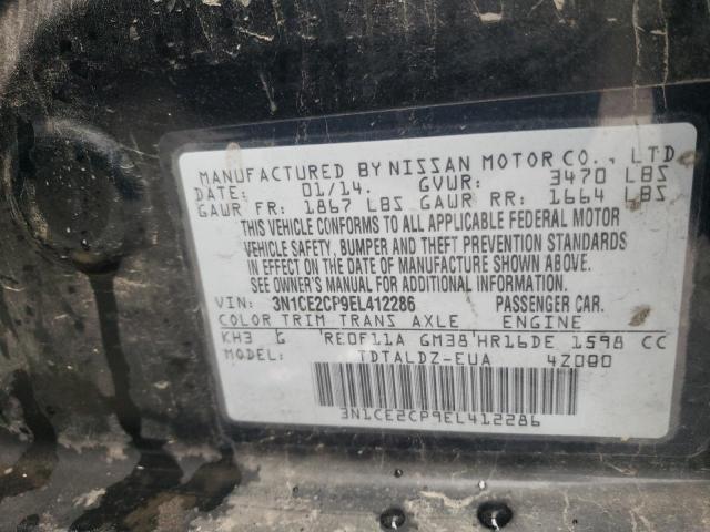 3N1CE2CP9EL412286 Nissan Versa Note S