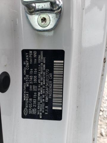 2019 HYUNDAI VELOSTER B - KMHTG6AF5KU013770