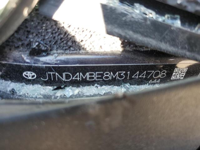 2021 TOYOTA COROLLA SE - JTND4MBE8M3144708