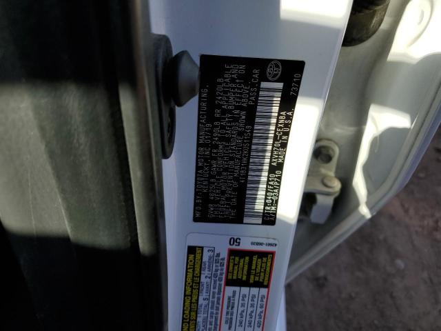  TOYOTA CAMRY 2019 Білий