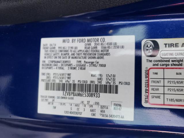 1ZVBP8AM6E5308933 Ford MUSTANG
