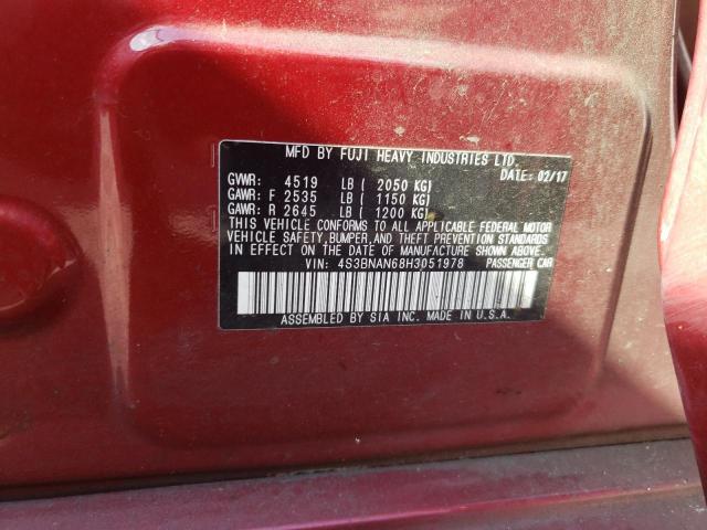 4S3BNAN68H3051978 Subaru Legacy 2.5i Limited