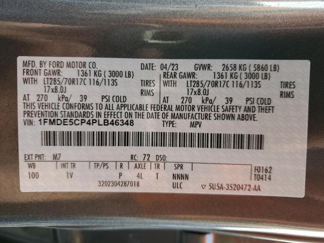 1FMDE5CP4PLB46348 Ford Bronco Base