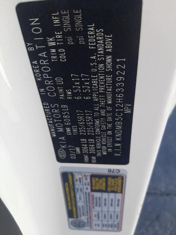 KNDMB5C12H6339221 2017 Kia Sedona Lx