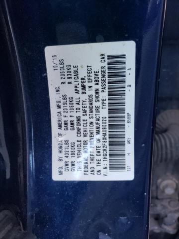 2017 HONDA ACCORD EXL - 1HGCR2F8XHA090020