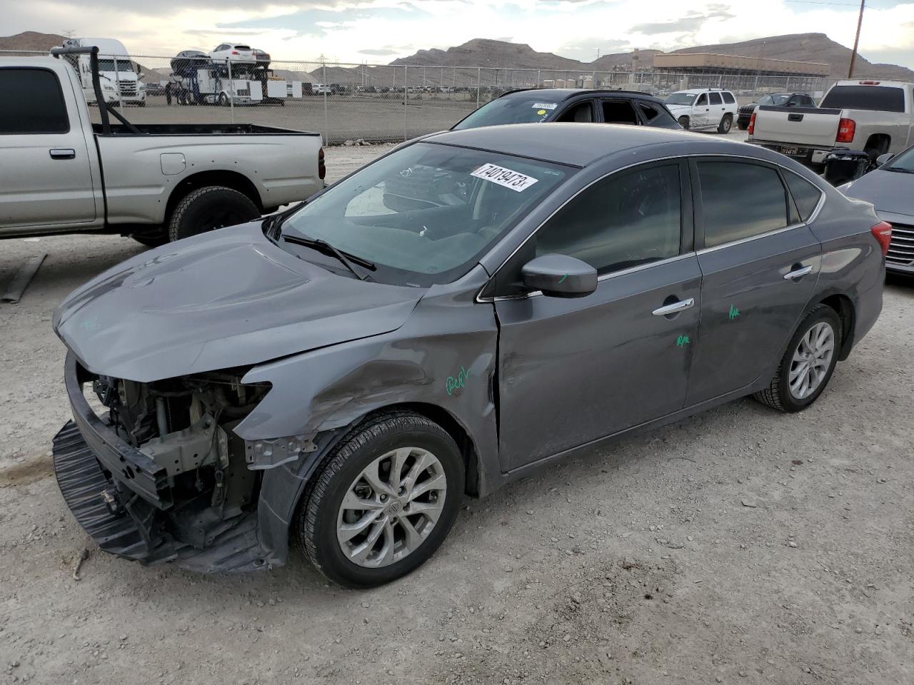 3N1AB7AP6KY458124 2019 Nissan Sentra S