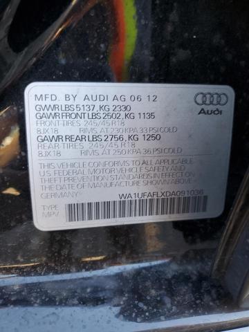 VIN WA1UFAFLXDA091036 2013 Audi A4, Premium Plus no.12