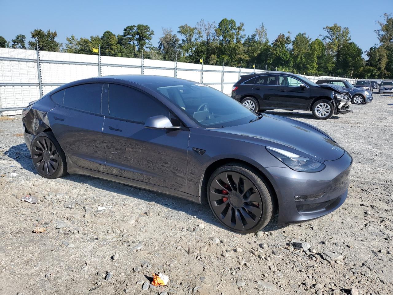Lot #3318989324 2022 TESLA MODEL 3