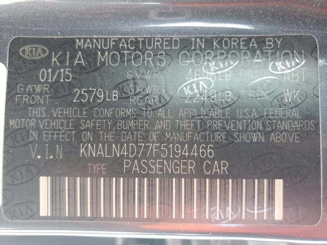 KNALN4D77F5194466 KIA Cadenza Premium