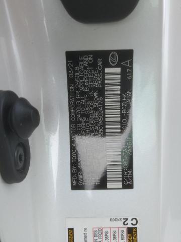2021 LEXUS RC 350 BAS - JTHDZ5BC1M5024178