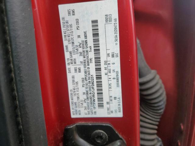1FTFW1RG1JFD82231 Ford F150 Raptor